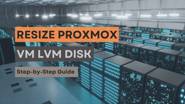 Resize Proxmox VM LVM Disk